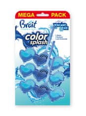 Dramers Brait Color Splash Volcano ledena kocka za WC školjko 3 x 45 g