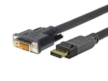 Vivolink Vivolink PRODPDVI2 2m DisplayPort DVI-D kabelski adapter črne barve
