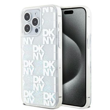 DKNY Ovitek za iPhone 15 Pro Max dkny Liquid Glitter Multilogo bel