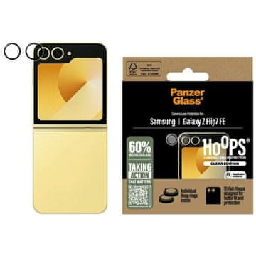 PanzerGlass Kaljeno steklo PanzerGlass Hoops za Samsung Galaxy Z Flip7 FE