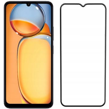 shumee Kaljeno steklo za Xiaomi Redmi 13c 4G (celoten zaslon, poln 5D, 9H)