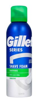 Procter Gillette Series pomirjujoča pena za britje z aloe vero 200 ml
