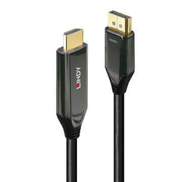 Lindy DisplayPort 1.4 na HDMI 8K60 aktivni kabel 1 m, 40930