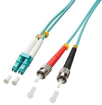 Lindy 1m OM3 LC-ST Duplex InfiniBand optično vlakno turkizno