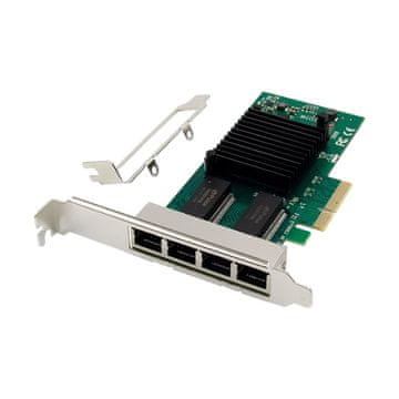 MicroConnect MicroConnect MC-PCIEX4-I350 štirikratna omrežna kartica 1GbE