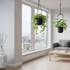 Home Viseči sadilnik AERA HANG, recikliran, antracit, 17,9 cm