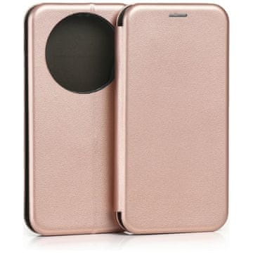 shumee Magnetni ovitek Beline Book za Honor Magic 8 Lite, roza zlat