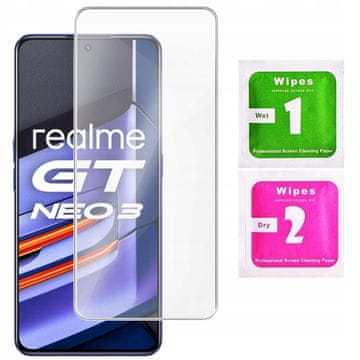 shumee Kaljeno steklo za Realme GT NEO 3 - Zaščitno steklo 2.5D, 9H