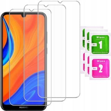 shumee 3x 9H kaljeno steklo zaščitno folijo za Huawei Y6S | 3-PAKET