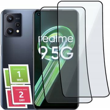 shumee 2x hibridno steklo za realme 9 5G celozaslonski keramični 9D