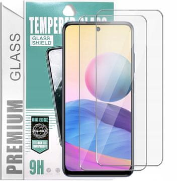 shumee 2x kaljeno steklo PremiumGlass 9H za Xiaomi Redmi Note 10 4G