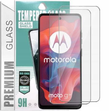 shumee 2x kaljeno steklo PremiumGlass 9H za Motorola Moto G04 / G24