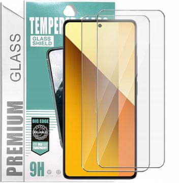 shumee 2x kaljeno steklo PremiumGlass 9H za Xiaomi Redmi Note 13 5G