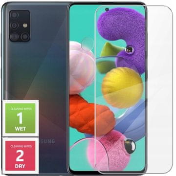 shumee Kaljeno steklo za Samsung Galaxy A51 zaščitno steklo 9H 2.5D