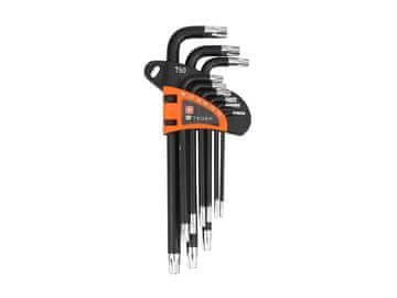 shumee Komplet imbus ključev, Torx T10-T50 - dolgi, 9 kosov, Teger