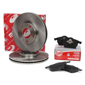 Master-Sport Sprednji zavorni diski + ploščice VW Passat B5, Passat B5.5