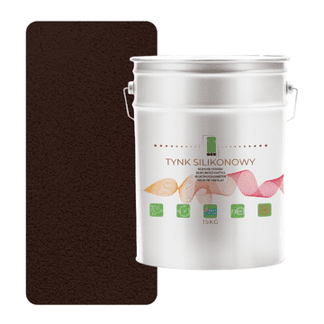 shumee Silikonski fasadni omet 8017 ojačan čokoladno rjav 1mm 15KG