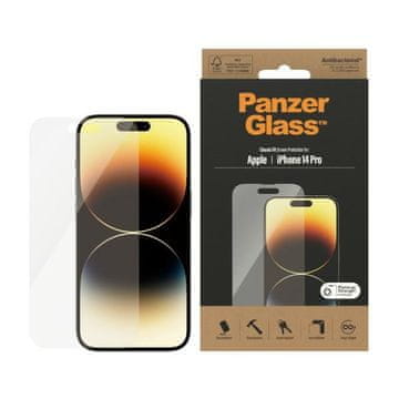 PanzerGlass Kaljeno steklo za iPhone 14 Pro PanzerGlass Antibakterijsko