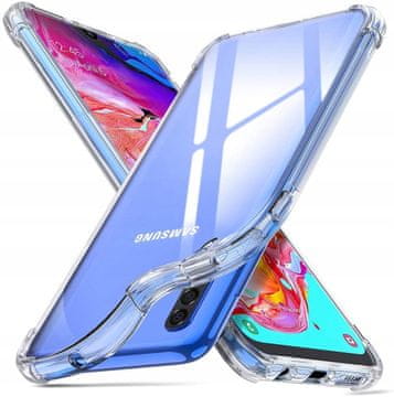 shumee Ovitek proti udarcem za Samsung Galaxy A70 + kaljeno steklo
