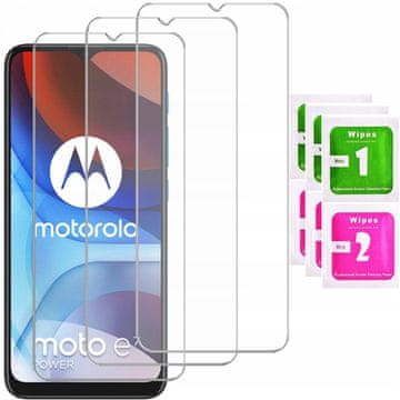 shumee 3x kaljeno steklo ZA Motorola Moto E7 Power Glass | 3-PAKET