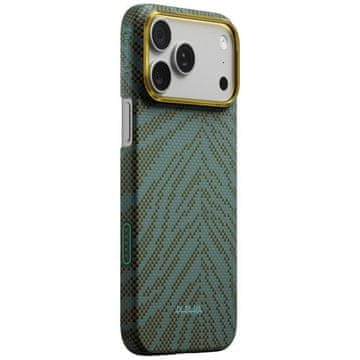 Pitaka Ovitek Pitaka Edge za iPhone 17 Pro Max, temno zelene barve