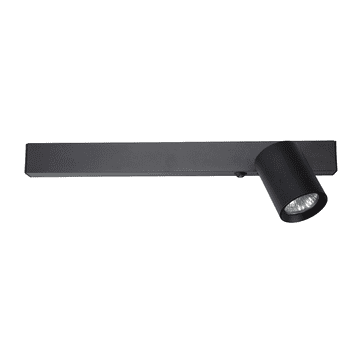 Ekolight Stenska svetilka z magnetom 9W+1XGU10 3000/4000K črna desna
