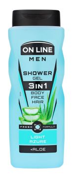FORTE SWEEDEN On Line Men 3v1 lahki azurni gel za prhanje za moške 410 ml