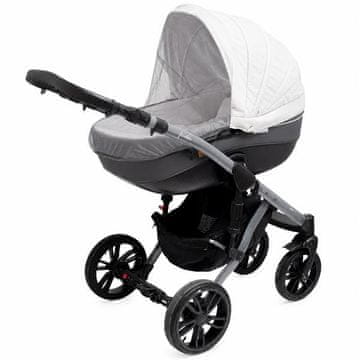 NEW BABY Komarnik za voziček Basic črn