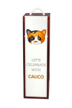 Artdog Mačka Kaliko - škatla za vino z grafiko in napisom Art-Dog