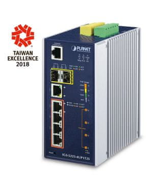 shumee Planet IP30 Industrijski L2+/L4 4-portni, IGS-5225-4UP1T2S