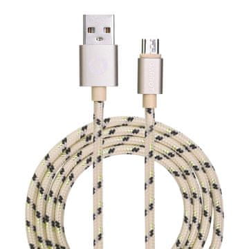 shumee Mikro USB kabel 1 m pleten zlat Garbot Grab&Go, C-05-10194