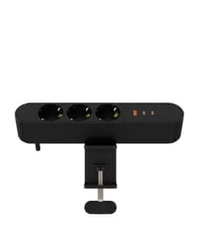 MicroConnect MicroConnect večnamenska namizna vtičnica 3P + USB-C/A 67W