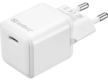 Sandberg Polnilnik Sandberg USB-C AC PD20W za varčevanje z energijo
