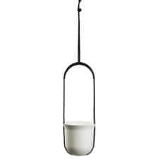 Home Viseči sadilnik AERA HANG, recikliran, krem, 17,9 cm