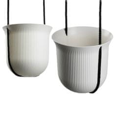 Home Viseči sadilnik AERA HANG, recikliran, krem, 17,9 cm