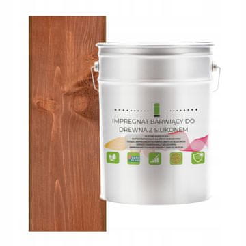 shumee Impregnacija lesa s silikonskim voskom, hidrofobni oreh 2 v 1, 5L D060