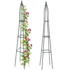 Artemis Vrtna pergola, stebričasti obelisk, steber, stojalo za rastline 190 cm