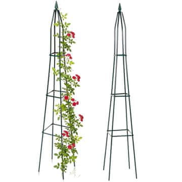 Artemis Vrtna pergola, stebričasti obelisk, steber, stojalo za rastline 190 cm