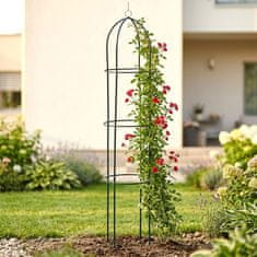 Artemis Vrtna pergola, stebričasti obelisk, steber, stojalo za rastline 194 cm
