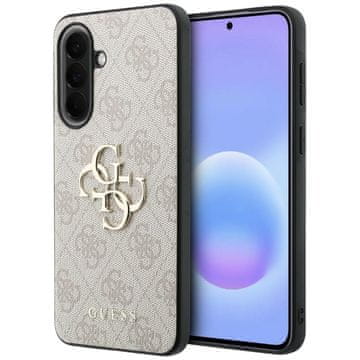 Guess Guess usnjen kovinski ovitek z logotipom za Samsung Galaxy A57 5G roza