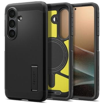 Spigen Ovitek Spigen Tough Armor Mag MagSafe za Samsung Galaxy S26 črne barve