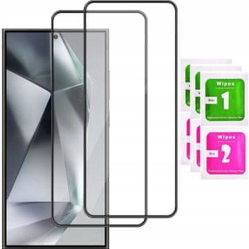 shumee 2x kaljeno steklo ZA Samsung Galaxy S24 Ultra steklo za celoten zaslon