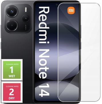 shumee Kaljeno steklo 9H za zaščitno steklo za zaslon Xiaomi Redmi Note 14 5G