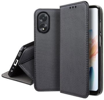 shumee Ovitek za pametni magnetni ovitek za Oppo A38 4G z zapiranjem + steklo