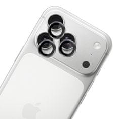 3MK Apple iPhone 17 Pro / 17 Pro Max - zaščita leč 3mk Pro, titanijev siva
