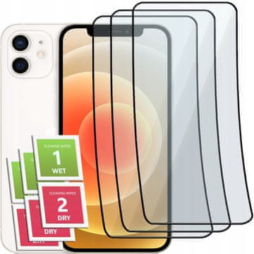 shumee 3x hibridno steklo ZA iPhone 12 / 12 PRO ZA celozaslonski keramični 9D