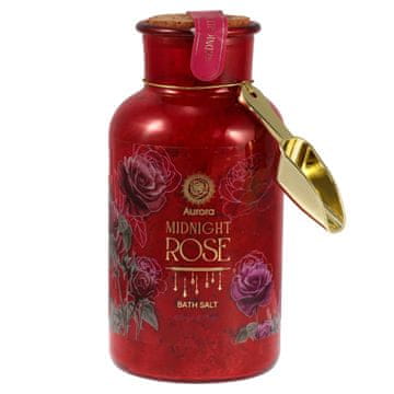 shumee Darilni set Aurora Midnight Rose, kopalna sol s posušeno vrtnico 600 g