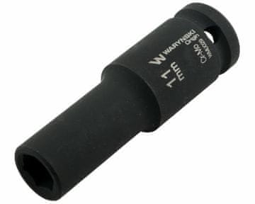 shumee Dolgi šesterokotni udarni ključ 1/2". 11 mm. CrMo. DIN 3129. Waryński