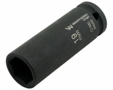 shumee Dolgi šesterokotni udarni ključ 1/2". 19 mm. CrMo. DIN 3129. Waryński