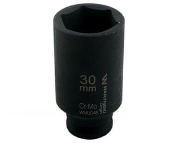 shumee Dolgi šesterokotni udarni ključ 1/2". 30 mm. CrMo. DIN 3129. Waryński